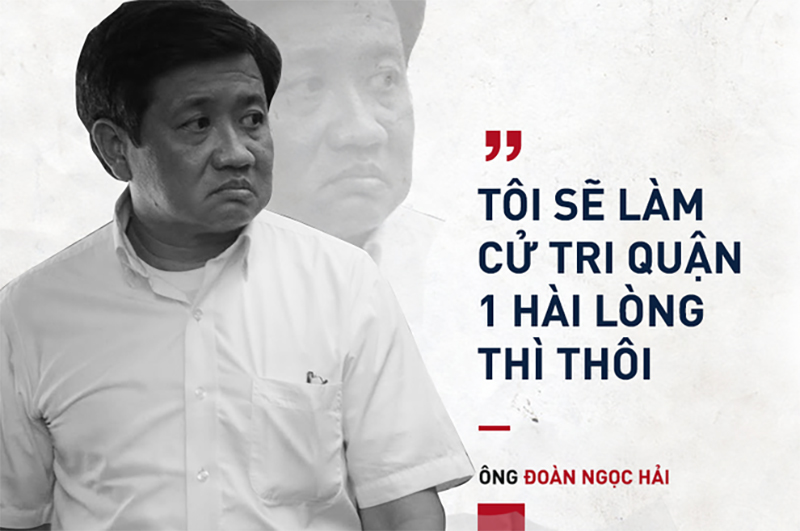 Ông Đoàn Ngọc Hải và 10 phát ngôn rắn như thép trong cuộc chiến giành vỉa hè